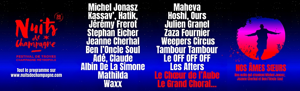 Festival Nuits de Champagne 